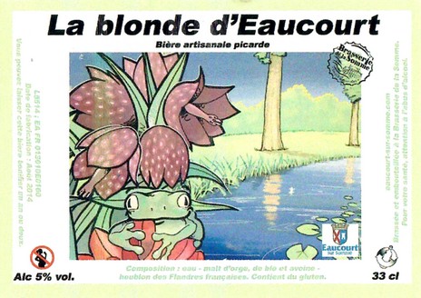 Etiquette BRASSERIE DE LA SOMME 87