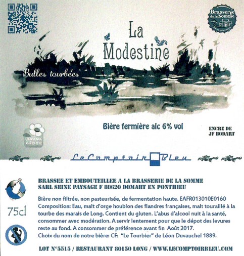 Etiquette BRASSERIE DE LA SOMME 89