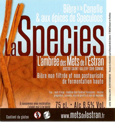 Etiquette BRASSERIE DE LA SOMME 93