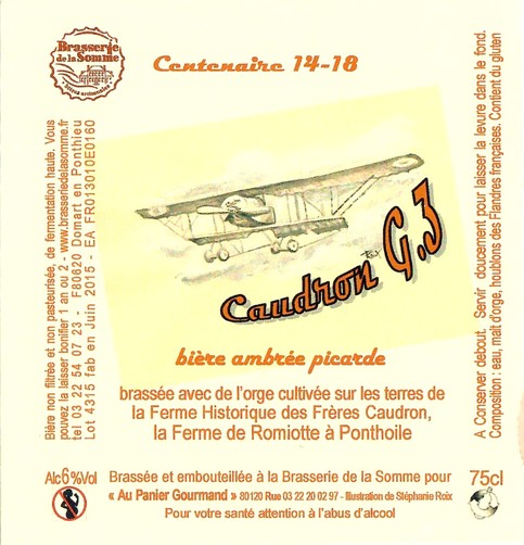 Etiquette BRASSERIE DE LA SOMME 94