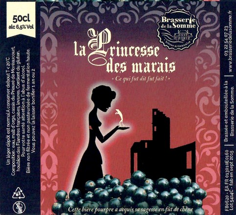 Etiquette BRASSERIE DE LA SOMME 96