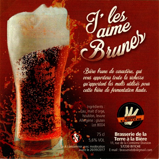 etiquette BRASSERIE DE LA TERRE A LA BIERE 04