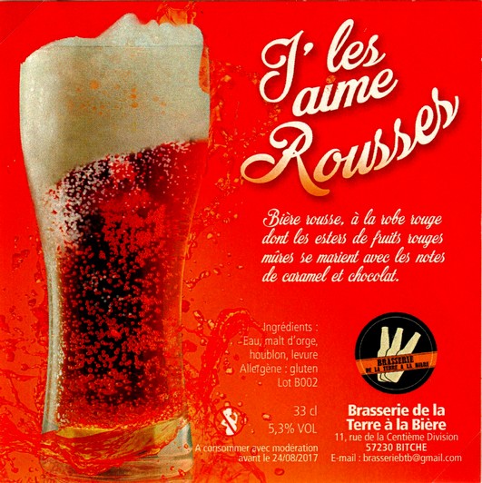 etiquette BRASSERIE DE LA TERRE A LA BIERE 05
