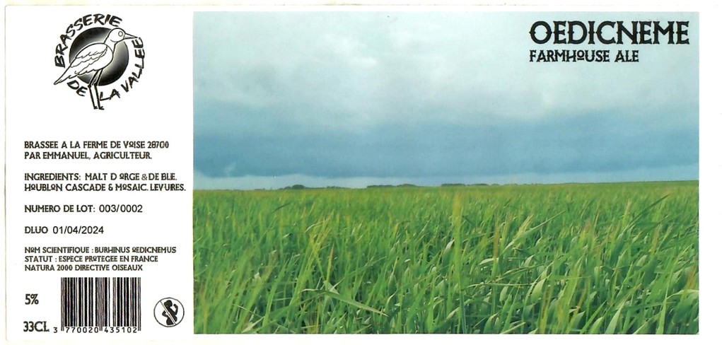 Etiquette BRASSERIE DE LA VALLEE 03
