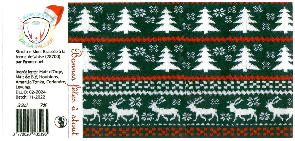 Etiquette BRASSERIE DE LA VALLEE 06