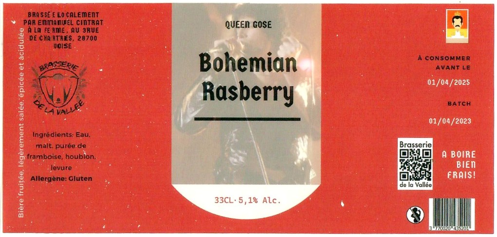 Etiquette BRASSERIE DE LA VALLEE 08