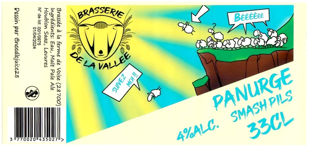 Etiquette BRASSERIE DE LA VALLEE 14