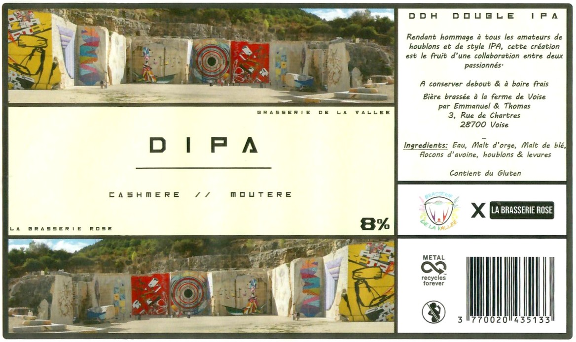 Etiquette BRASSERIE DE LA VALLEE 16