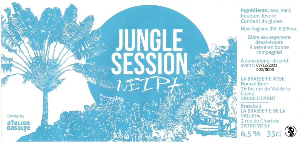 Etiquette BRASSERIE DE LA VALLEE 17