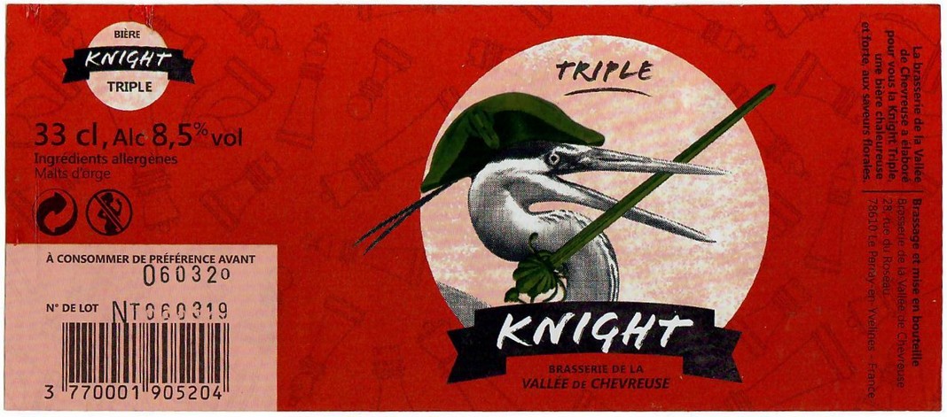 Etiquette BRASSERIE DE LA VALLEE DE CHEVREUSE 13 Etiquette BRASSERIE DE LA VALLEE DE CHEVREUSE 13