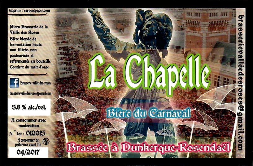 etiquette BRASSERIE DE LA VALLEE DES ROSES 04