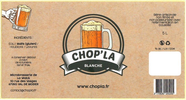 Etiquette BRASSERIE DE LA WALCK 02