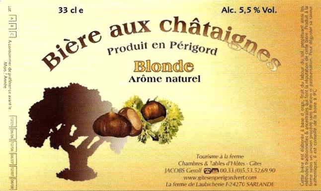 etiquette BRASSERIE DE LAUBICHERIE 10