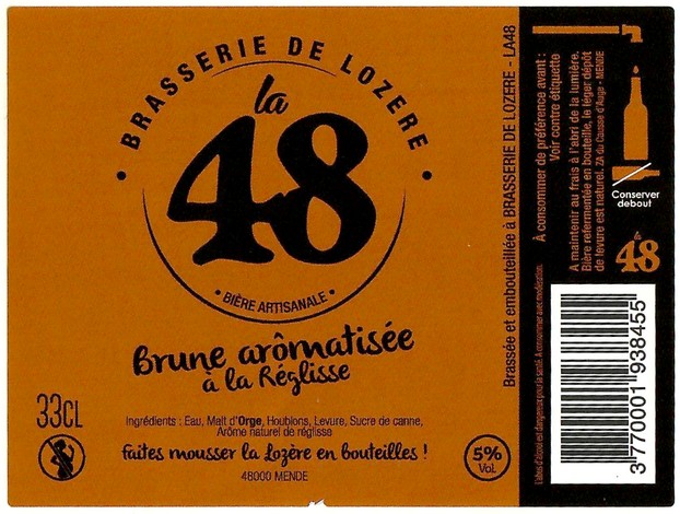 Etiquette BRASSERIE DE LOZERE 59