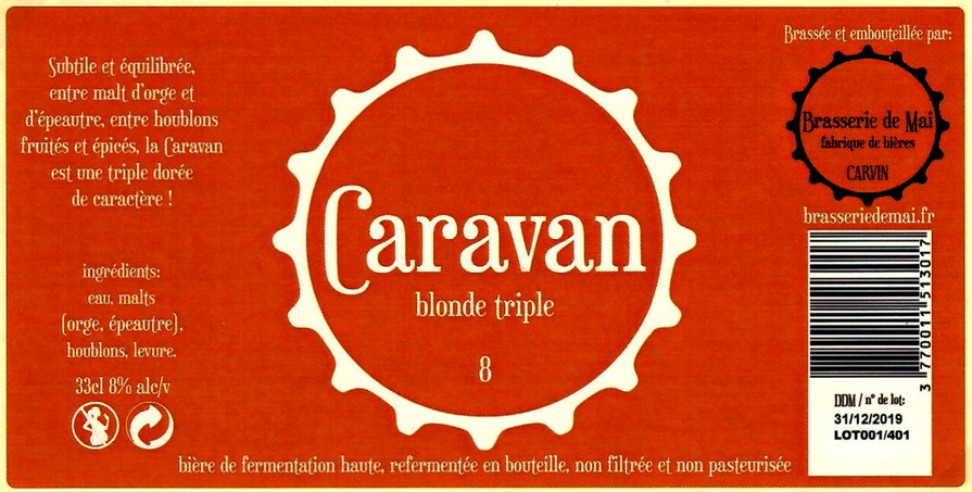 etiquette BRASSERIE DE MAI 03