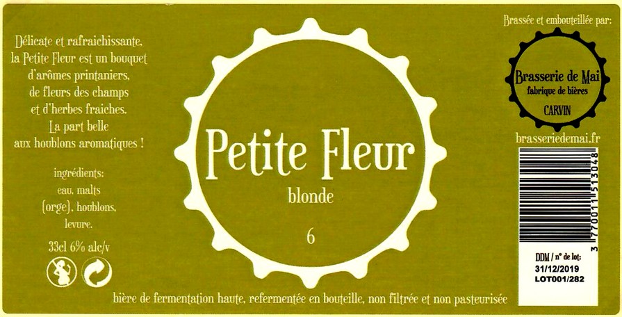 etiquette BRASSERIE DE MAI 07