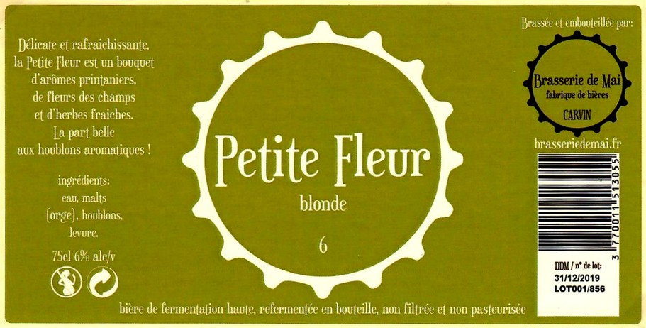 etiquette BRASSERIE DE MAI 08