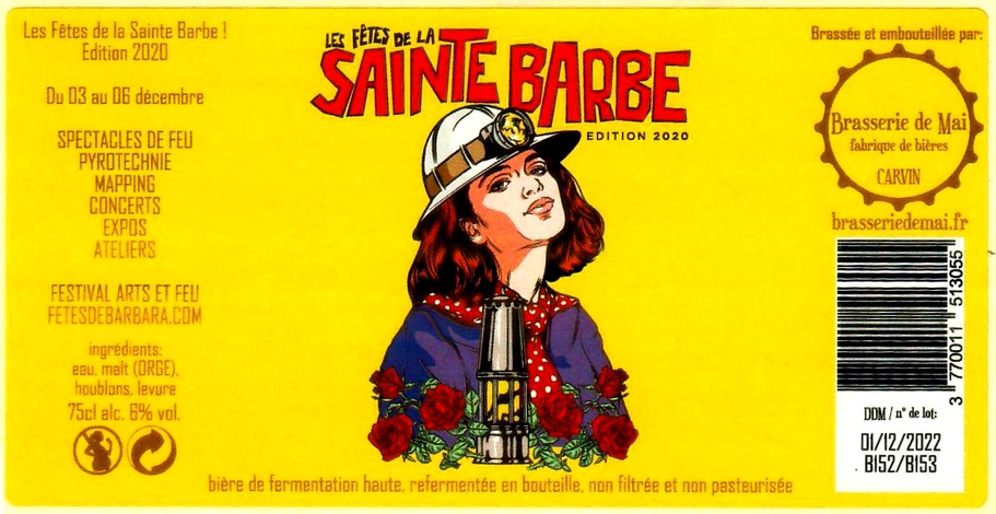 etiquette BRASSERIE DE MAI 19