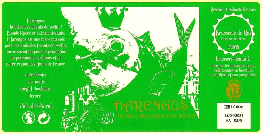 etiquette BRASSERIE DE MAI 20