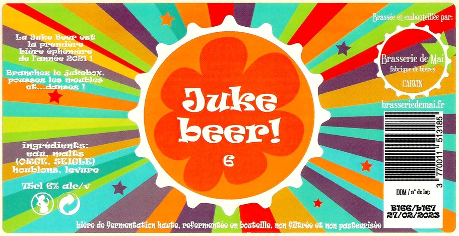 Etiquette BRASSERIE DE MAI 28