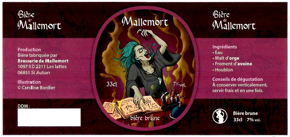 Etiquette BRASSERIE DE MALLEMORT 03