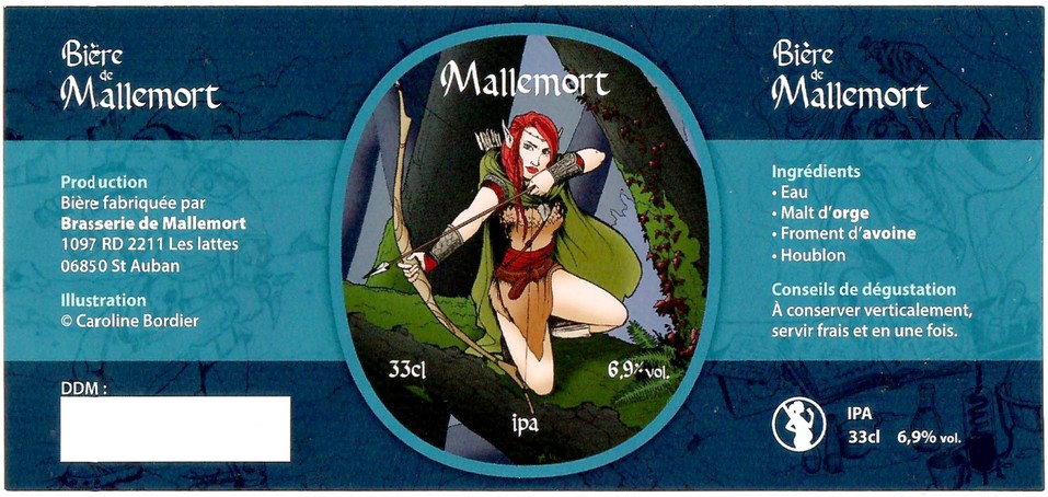 Etiquette BRASSERIE DE MALLEMORT 05