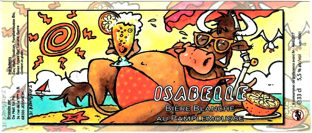 etiquette BRASSERIE DE MALT EN PIS 04