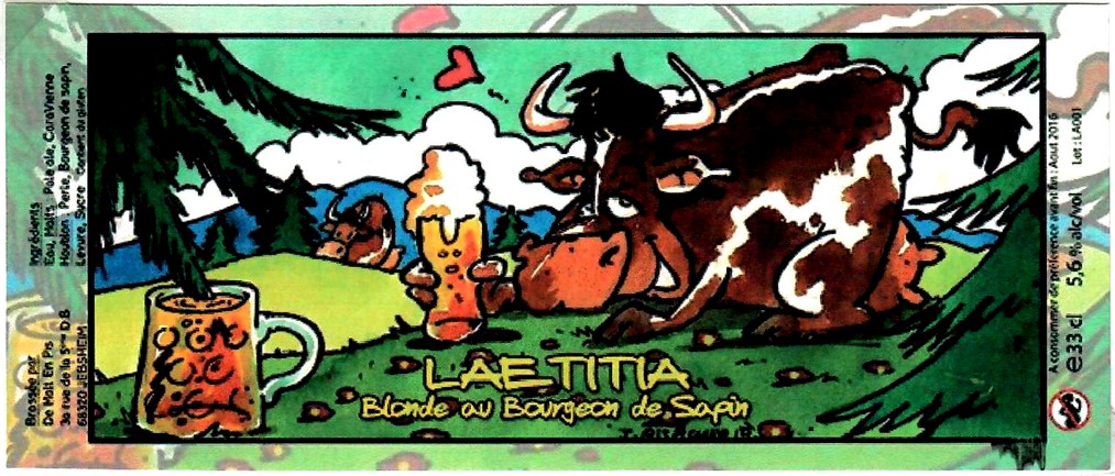 etiquette BRASSERIE DE MALT EN PIS 05