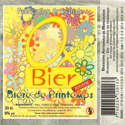 Etiquette BRASSERIE DE MARCOUSSIS 05