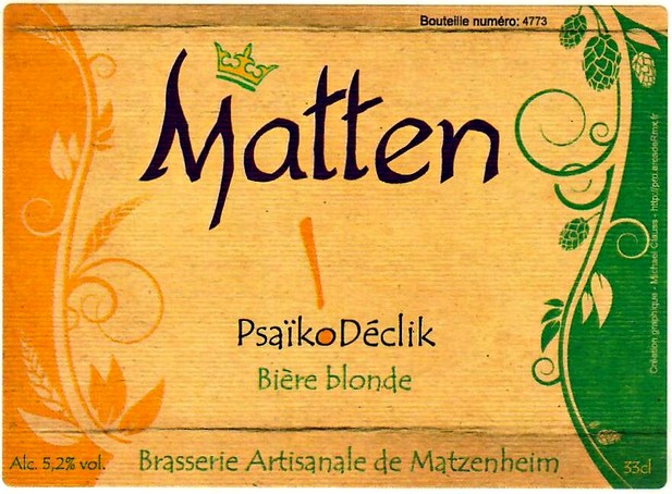etiquette BRASSERIE DE MATZENHEIM 02