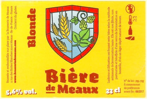 Etiquette BRASSERIE DE MEAUX 02