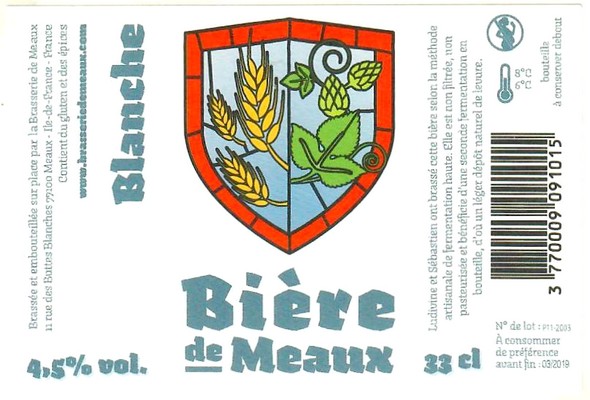 Etiquette BRASSERIE DE MEAUX 08