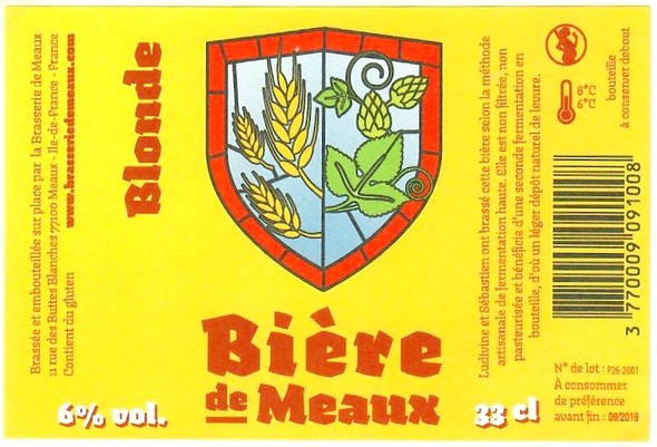 Etiquette BRASSERIE DE MEAUX 11