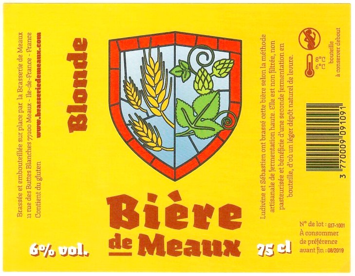 Etiquette BRASSERIE DE MEAUX 12