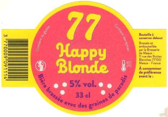 Etiquette BRASSERIE DE MEAUX 30