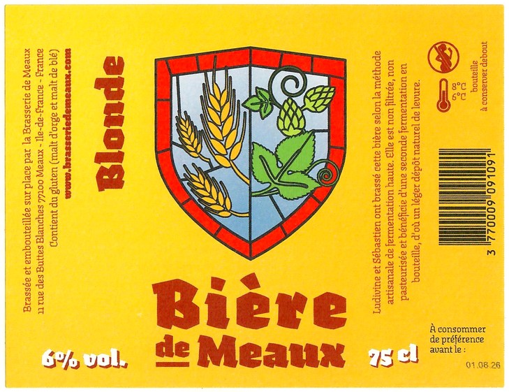 Etiquette BRASSERIE DE MEAUX 40
