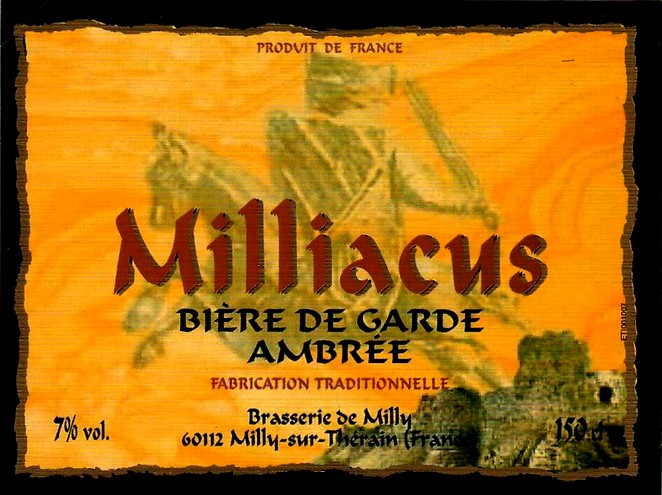 etiquette BRASSERIE DE MILLY 02