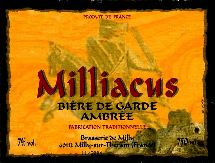 etiquette BRASSERIE DE MILLY 04