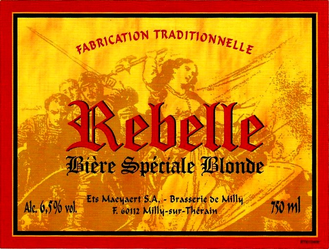 etiquette BRASSERIE DE MILLY 05