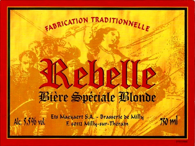 etiquette BRASSERIE DE MILLY 08