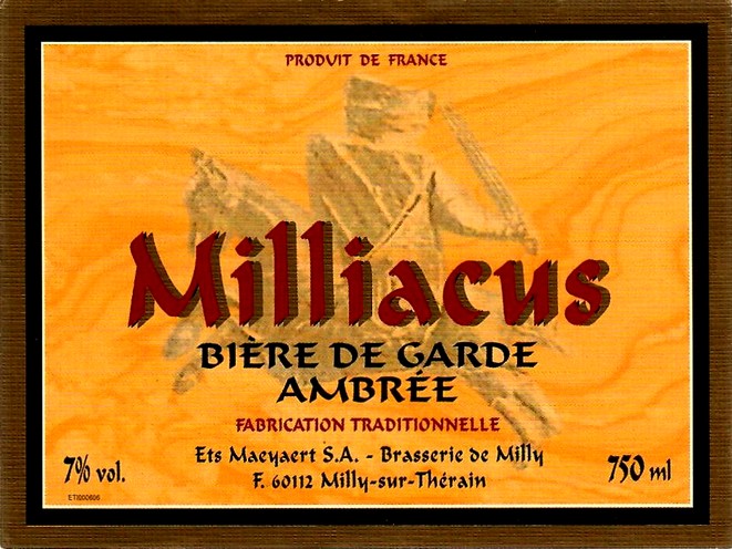 etiquette BRASSERIE DE MILLY 09
