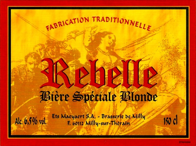 etiquette BRASSERIE DE MILLY 11