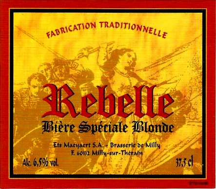 etiquette BRASSERIE DE MILLY 12