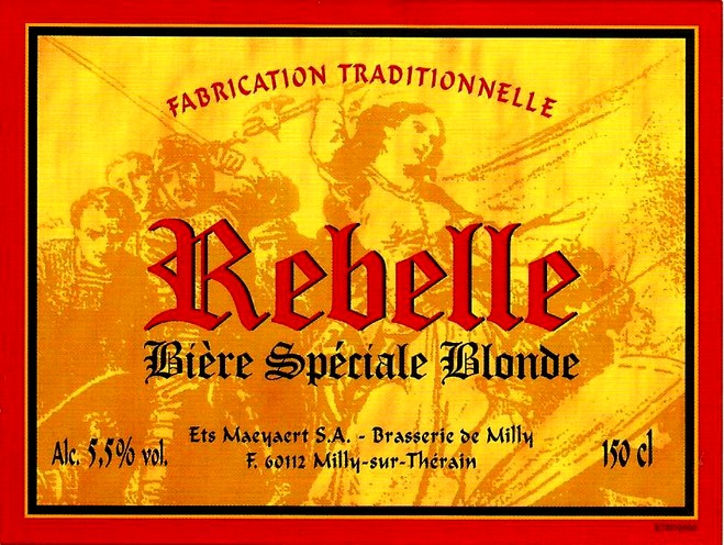 etiquette BRASSERIE DE MILLY 14