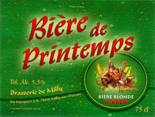 etiquette BRASSERIE DE MILLY 16