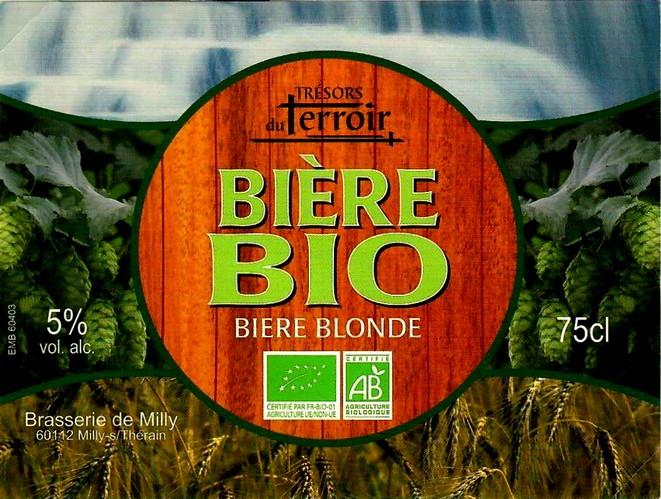 etiquette BRASSERIE DE MILLY 22