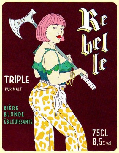 etiquettte BRASSERIE DE MILLY 38