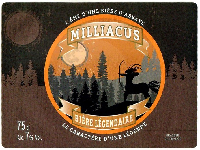 Etiquette BRASSERIE DE MILLY 46