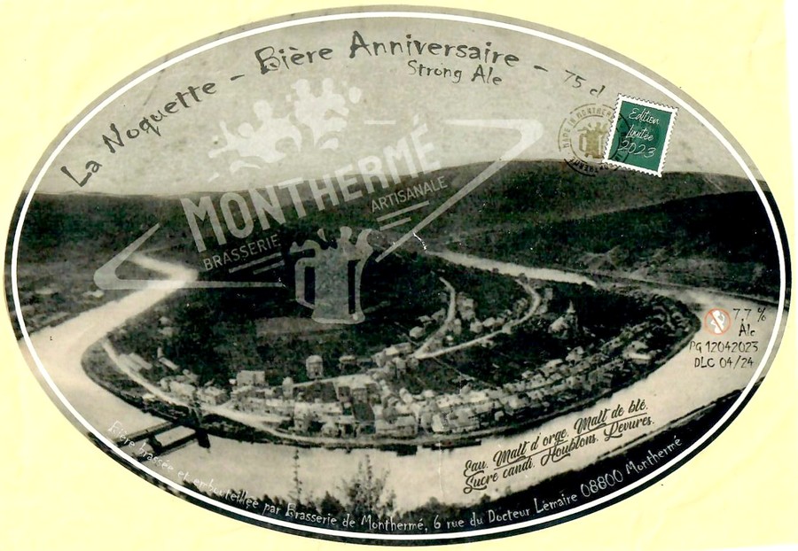Etiquette BRASSERIE DE MONTHERME 20