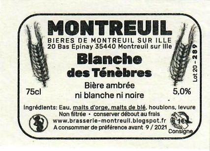 Etiquette BRASSERIE DE MONTREUIL SUR ILLE 36